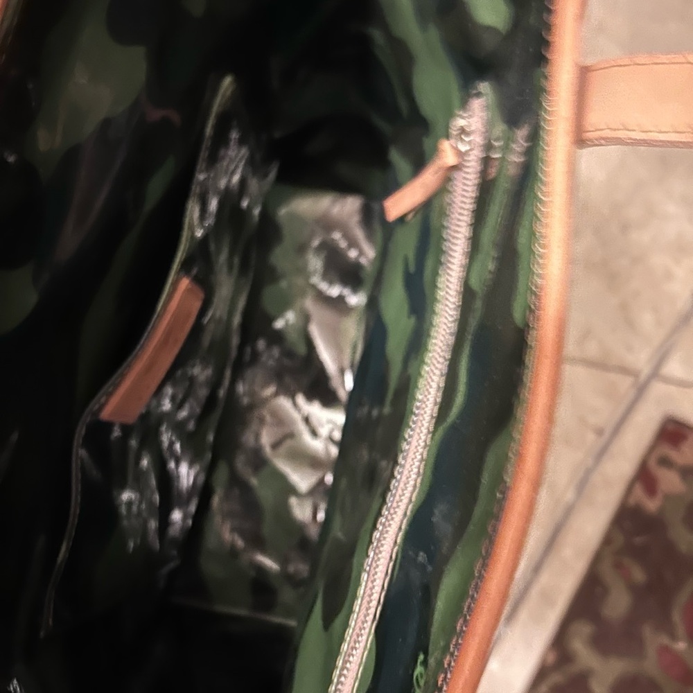 Consuela Teal Tote with Floral Embroidery - Picture 7 of 9